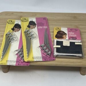 Goody Brand Roller Fastener Pins‎ Vintage 1960's Clips Bobby Pins Yoyette New!